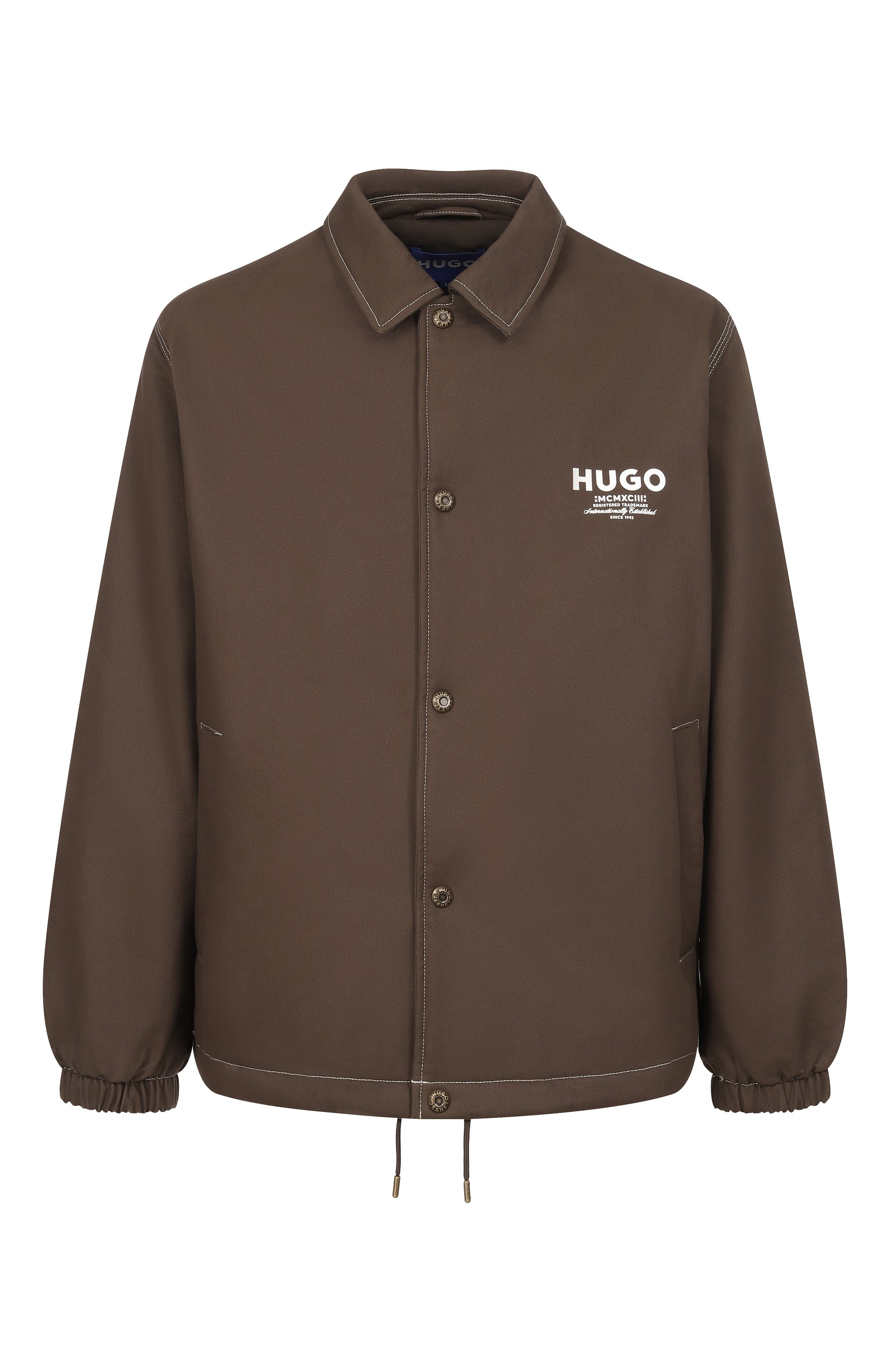 Хлопковая куртка-рубашка HUGO BLUE, арт. 50552940, фото 1
