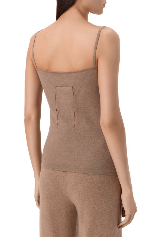 Кашемировый топ Uma Wang V2256E001 Бежевый  V2256E001 Фото 4