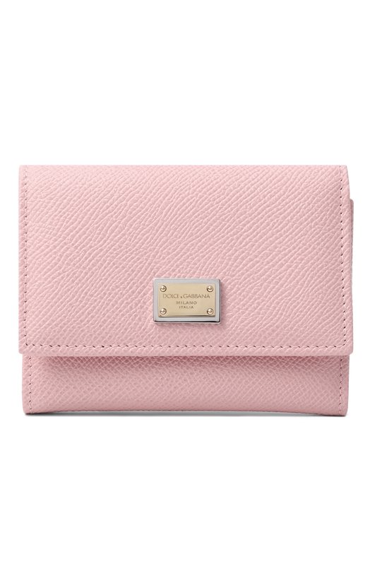 Кожаное портмоне Dolce & Gabbana BI0770/A1001 Розовый BI0770/A1001