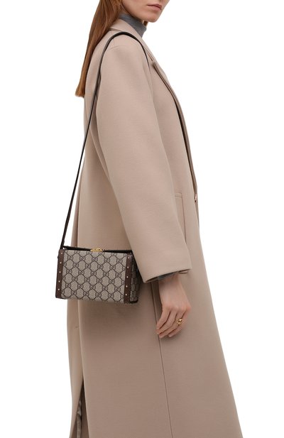 Сумка trunk GUCCI бежевого цвета по цене 187200 руб., арт. 678460/HUHEG, фото 2 Сумка trunk GUCCI, арт. 678460/HUHEG, фото 2