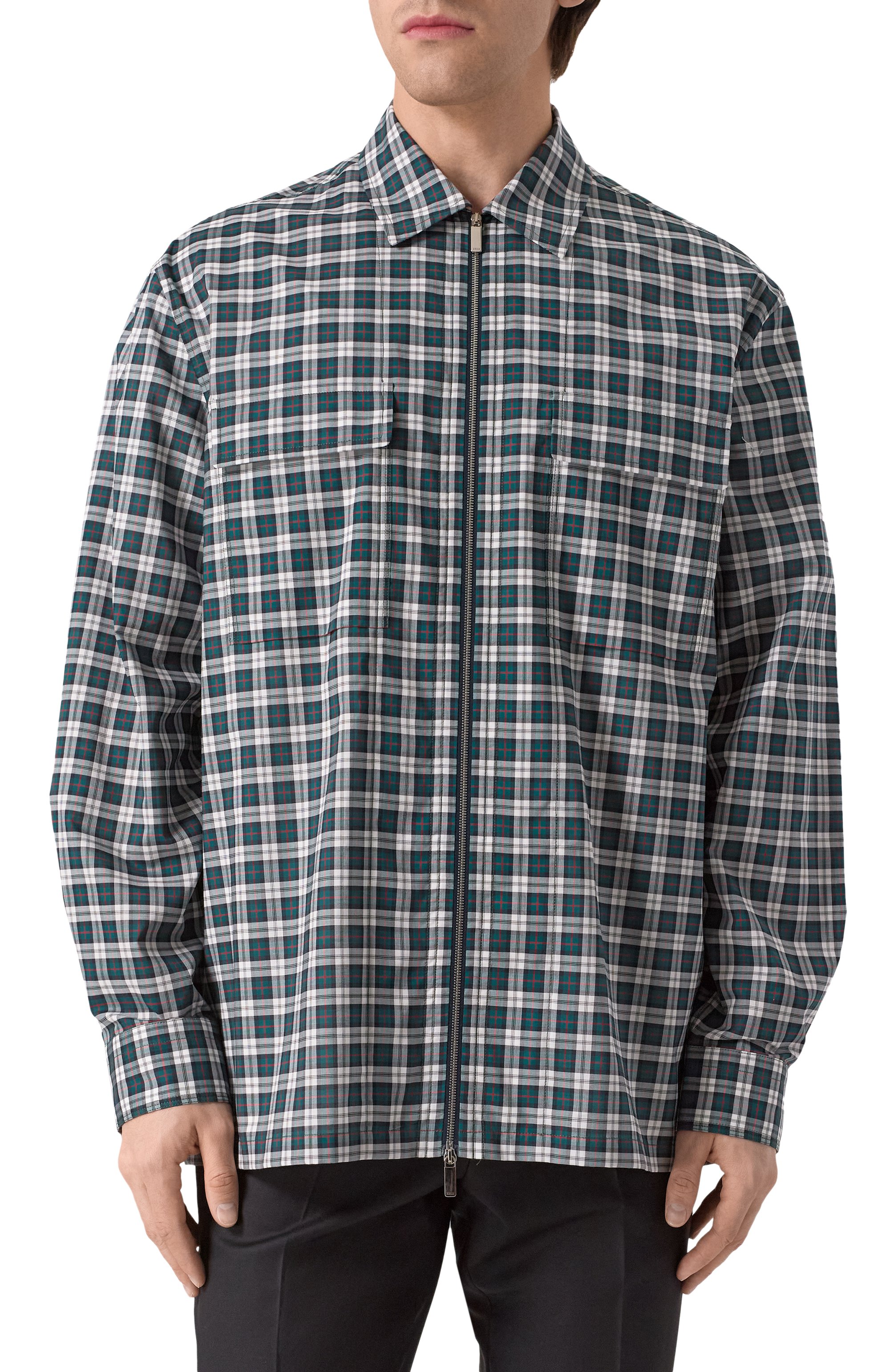 Хлопковая рубашка ZILLI, арт. SP0X01M010012133Q, фото 3