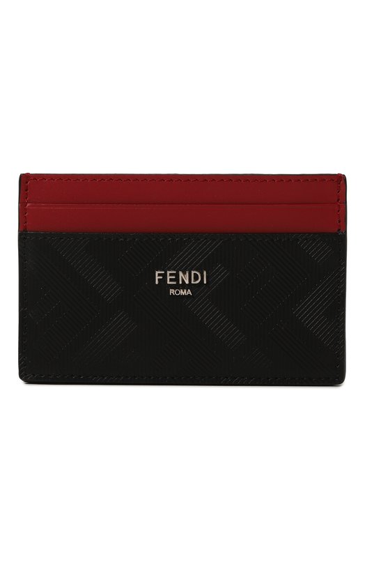 фото Кожаный футляр для кредитных карт fendi