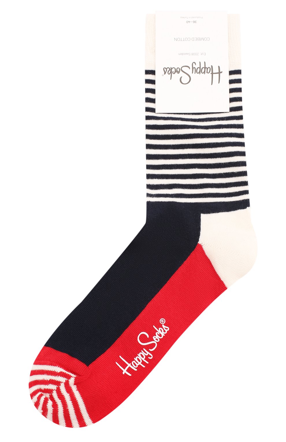 Носки half stripe sock HAPPY SOCKS, арт. SH01, фото 1