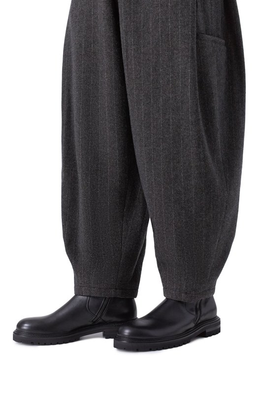 Кожаные сапоги Giorgio Armani GM002324/AF20410 Чёрный  GM002324/AF20410 Фото 3