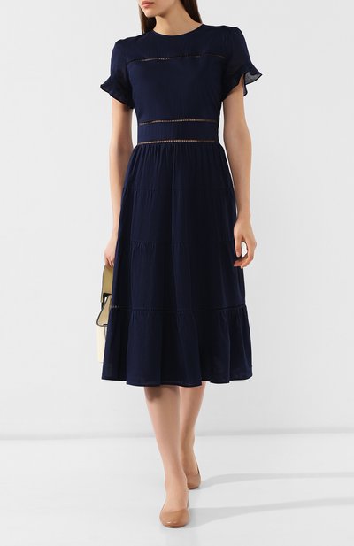 Хлопковое платье MICHAEL MICHAEL KORS, арт. MU98YZH4YJ, фото 2