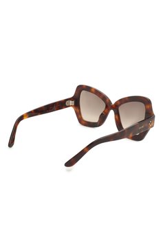 Женские солнцезащитные очки CELINE EYEWEAR коричневого цвета, ар�т. 4067IS | Фото 3 (Региональные ограничения белый список (Axapta Mercury): Не проставлено; Нос: Не проставлено; Материал: Пластик; Тип очков: С/з; Оптика Гендер: оптика-женское; Очки форма: Бабочка)