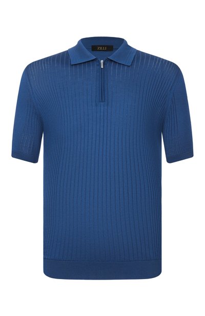 Мужская шелковое поло ZILLI, арт. KZP002M0640VST000