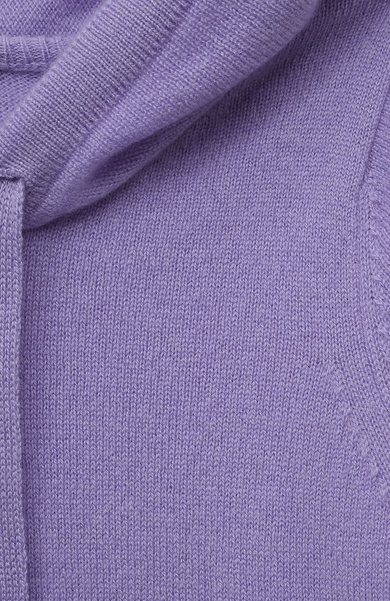 Детский кашемировое худи GIORGETTI CASHMERE сиреневого цвета, арт. MB1686/ST/8A-14A | Фото 3 (Материал внешний: Шерсть, Кашемир; Рукава: Длинные; Материал сплава: Проставлено; Драгоценные камни: Проставлено; Девочки Кросс-КТ: Худи-одежда; Ростовка одежда: 10 - 11 лет | 140 - 146см, 12 лет | 152 см, 13 - 15 лет | 158 см, 8 лет | 128 см)