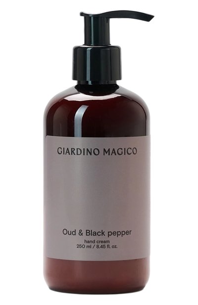 Женского крем для рук oud &amp; black pepper (250ml) GIARDINO MAGICO, арт. 4640200320452