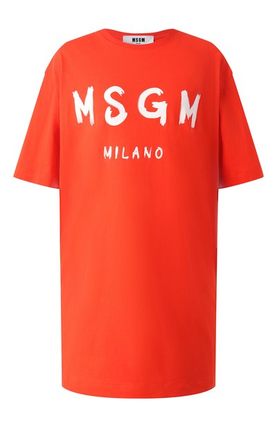 Хлопковое платье MSGM, арт. 3841MDA510/257002, фото 1