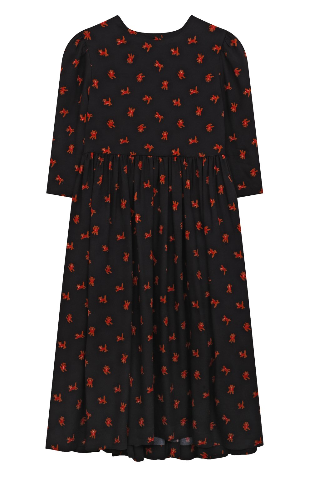 Платье из вискозы ULYANA SERGEENKO черного цвета по цене 45000 руб., арт. ABM001KD21P (0170б21), фото 1 Платье из вискозы ULYANA SERGEENKO, арт. ABM001KD21P (0170б21), фото 1