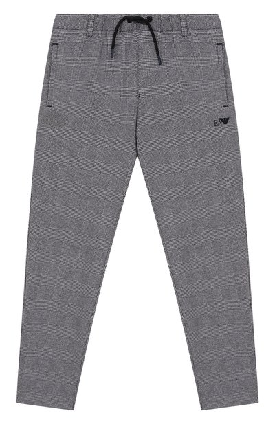 Брюки из вискозы и хлопка EMPORIO ARMANI, арт. EB000599/AF16695