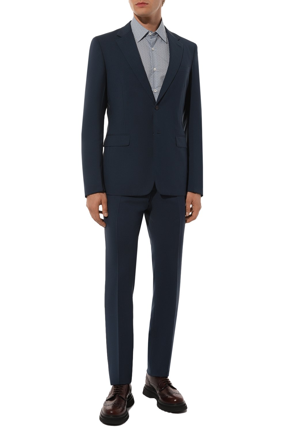 Хлопковая рубашка PRADA, арт. UCM608-1VYJ-F0013, фото 2