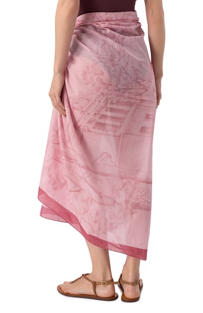 Хлопковое парео KITON, арт. D53753K0957F02, фото 4