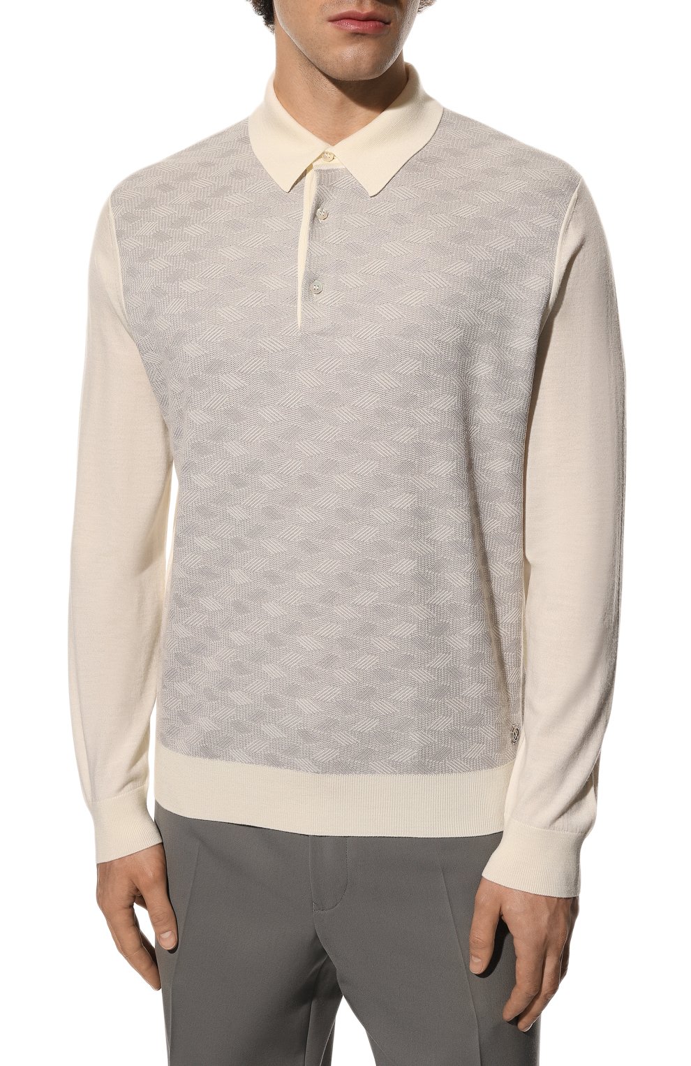 Поло из шерсти и шелка STEFANO RICCI, арт. K606311P03/F22464, фото 3