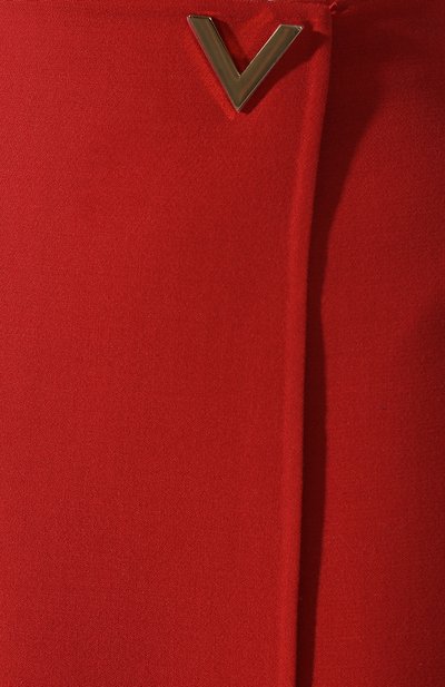 Шерстяная юбка VALENTINO красного цвета по цене 133500 руб., арт. RB3RA4F54EJ, фото 5 Шерстяная юбка VALENTINO, арт. RB3RA4F54EJ, фото 5