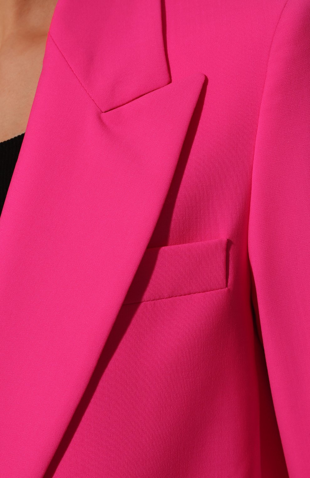 Шерстяной жакет MSGM фуксия цвета по цене 59950 руб., арт. 3241MDG19 227104, фото 5 Шерстяной жакет MSGM, арт. 3241MDG19 227104, фото 5