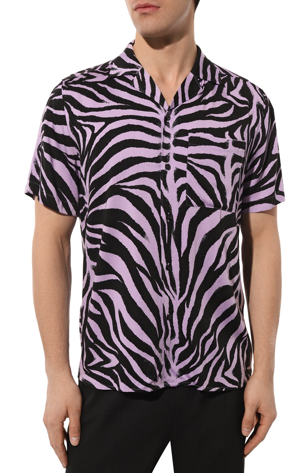 Рубашка из вискозы HUGO разноцветного цвета по цене 9860 руб., арт. 50490675, фото 3 Рубашка из вискозы HUGO, арт. 50490675, фото 3