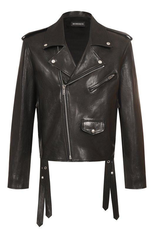Кожаная куртка Ann Demeulemeester B0012058/LT137 Чёрный B0012058/LT137