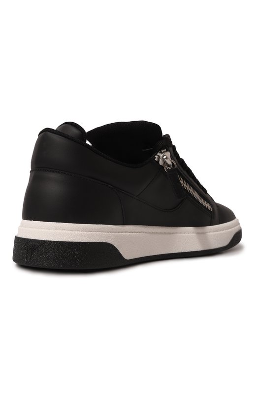 Кожаные кеды Giuseppe Zanotti Design RM30035/001 Чёрный  RM30035/001 Фото 5