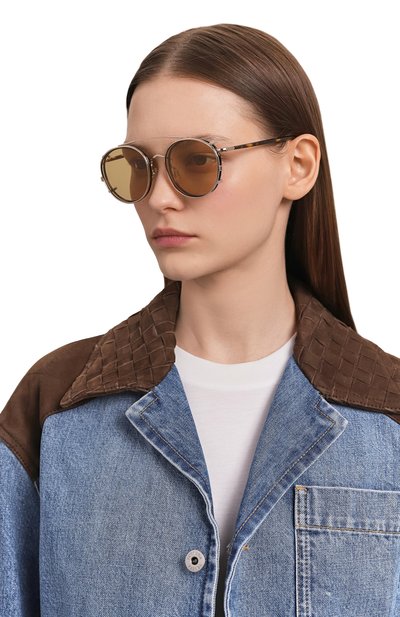 Оправа с клипоном MOSCOT, арт. ZEV T0RT0ISE/G0LD/AMBER CLIP, фото 3