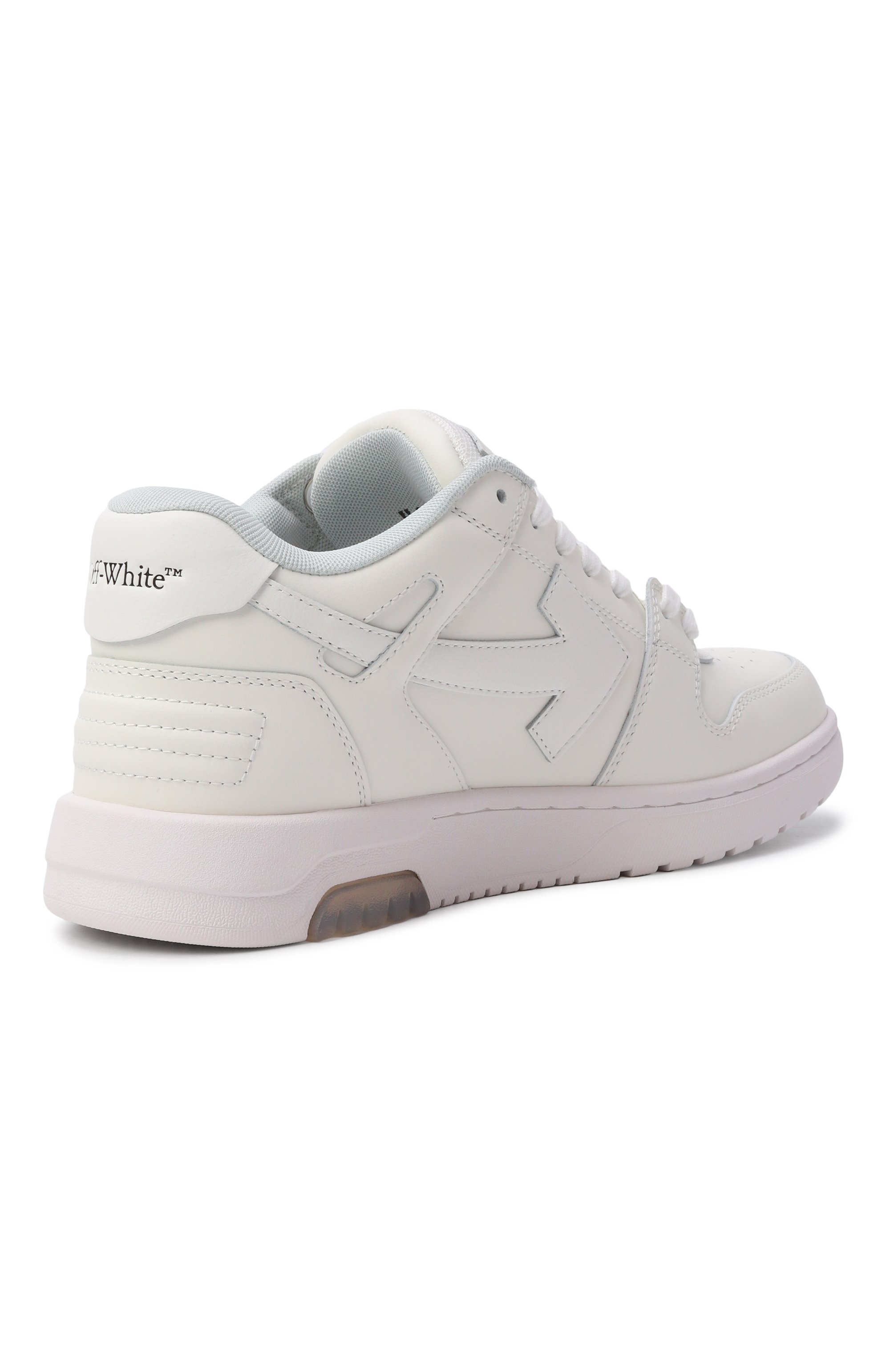 Кожаные кеды out of office OFF-WHITE, арт. 0WIA259C99LEA019, фото 5