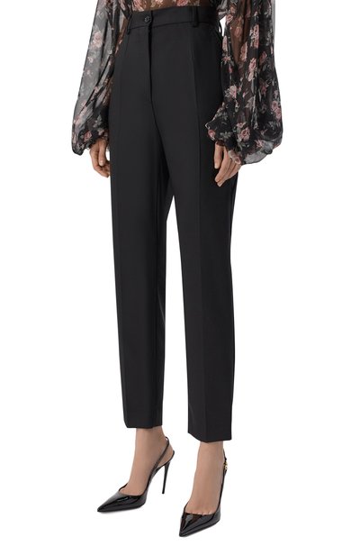 Шерстяные брюки DOLCE & GABBANA, арт. FTAM2T/FU28D, фото 3