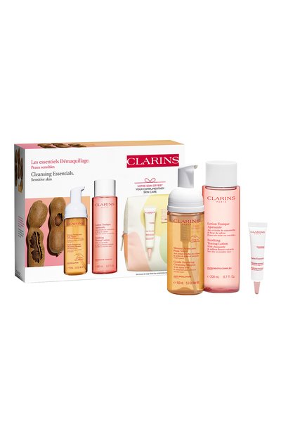 Набор в косметичке cleansing essentials sensetive skin (200+10+150ml) CLARINS, арт. 80097021, фото 1