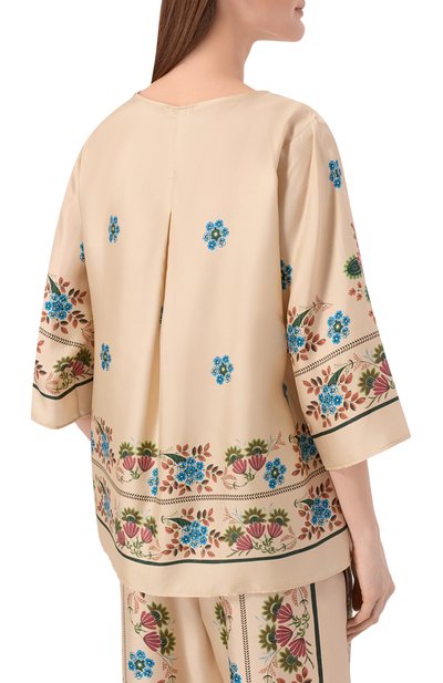 Шелковая блузка WEEKEND MAX MARA, арт. WKDSAMBA, фото 4