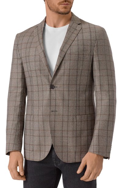 Шерстяной пиджак CORNELIANI бежевого цвета по цене 112000 руб., арт. 266002-2616309, фото 5 Шерстяной пиджак CORNELIANI, арт. 266002-2616309, фото 5