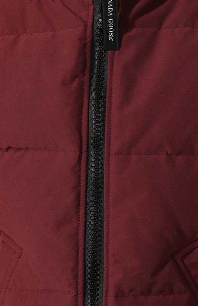 Пуховик mystique CANADA GOOSE бордового цвета по цене 151500 руб., арт. 3035L, фото 5 Пуховик mystique CANADA GOOSE, арт. 3035L, фото 5