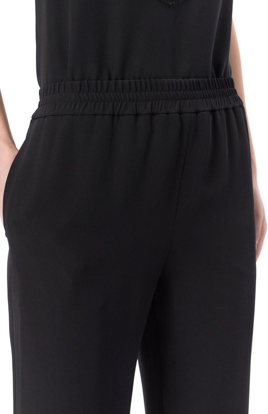 Шелковые брюки Valentino 8B3RB745/1MM Чёрный  8B3RB745/1MM Фото 5