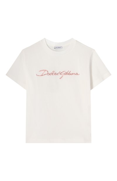 Хлопковая футболка DOLCE & GABBANA, арт. L5JTNK/G700Y/8-14