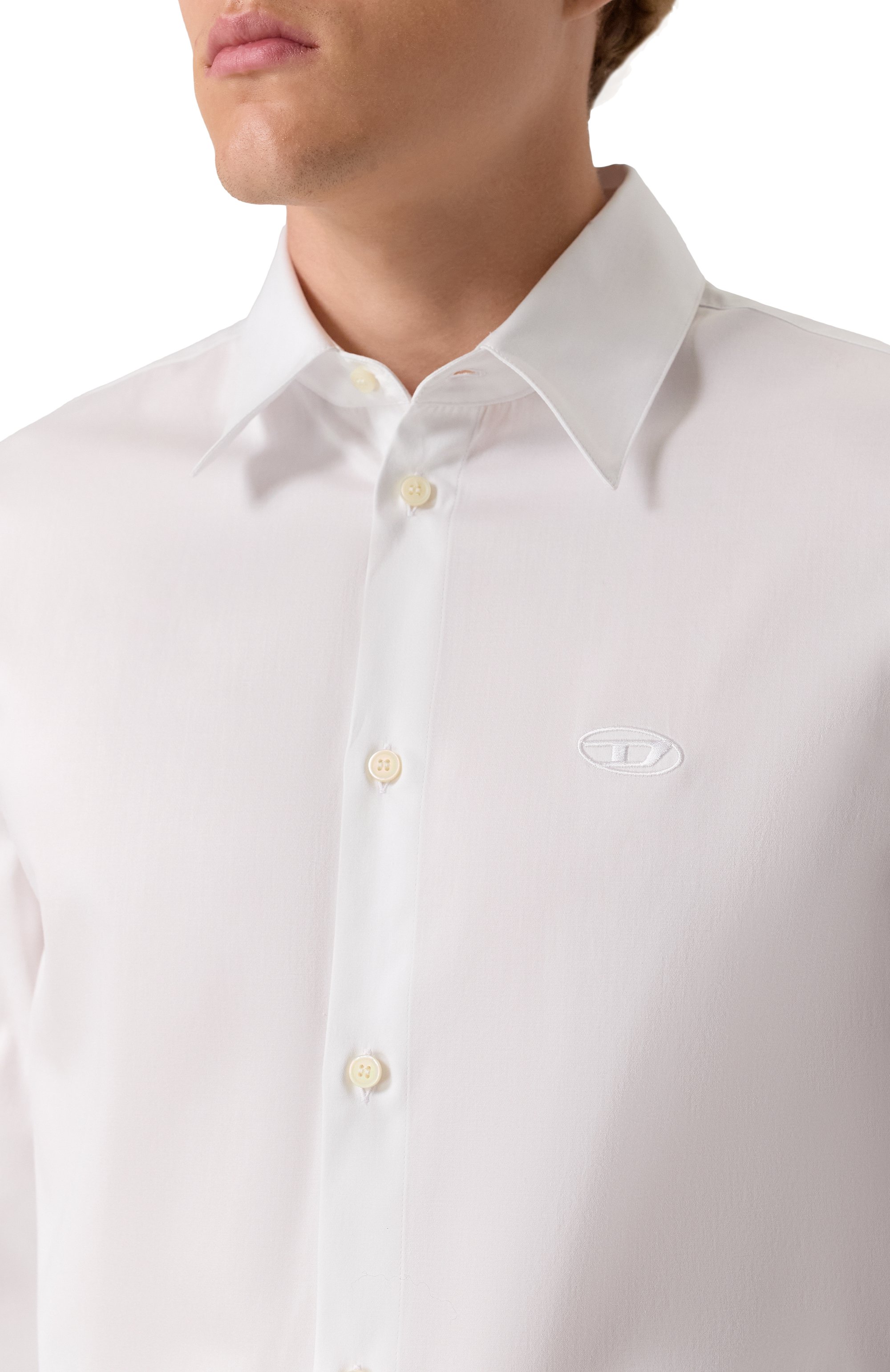 Хлопковая рубашка DIESEL, арт. A19670/0QFAV, фото 5