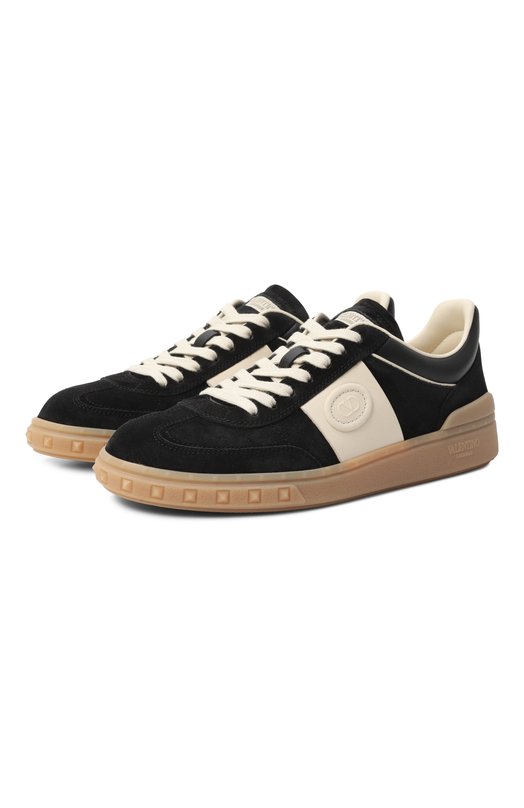 Замшевые кеды Upvillage Valentino 7W0S0IL9/LAL Чёрный 7W0S0IL9/LAL