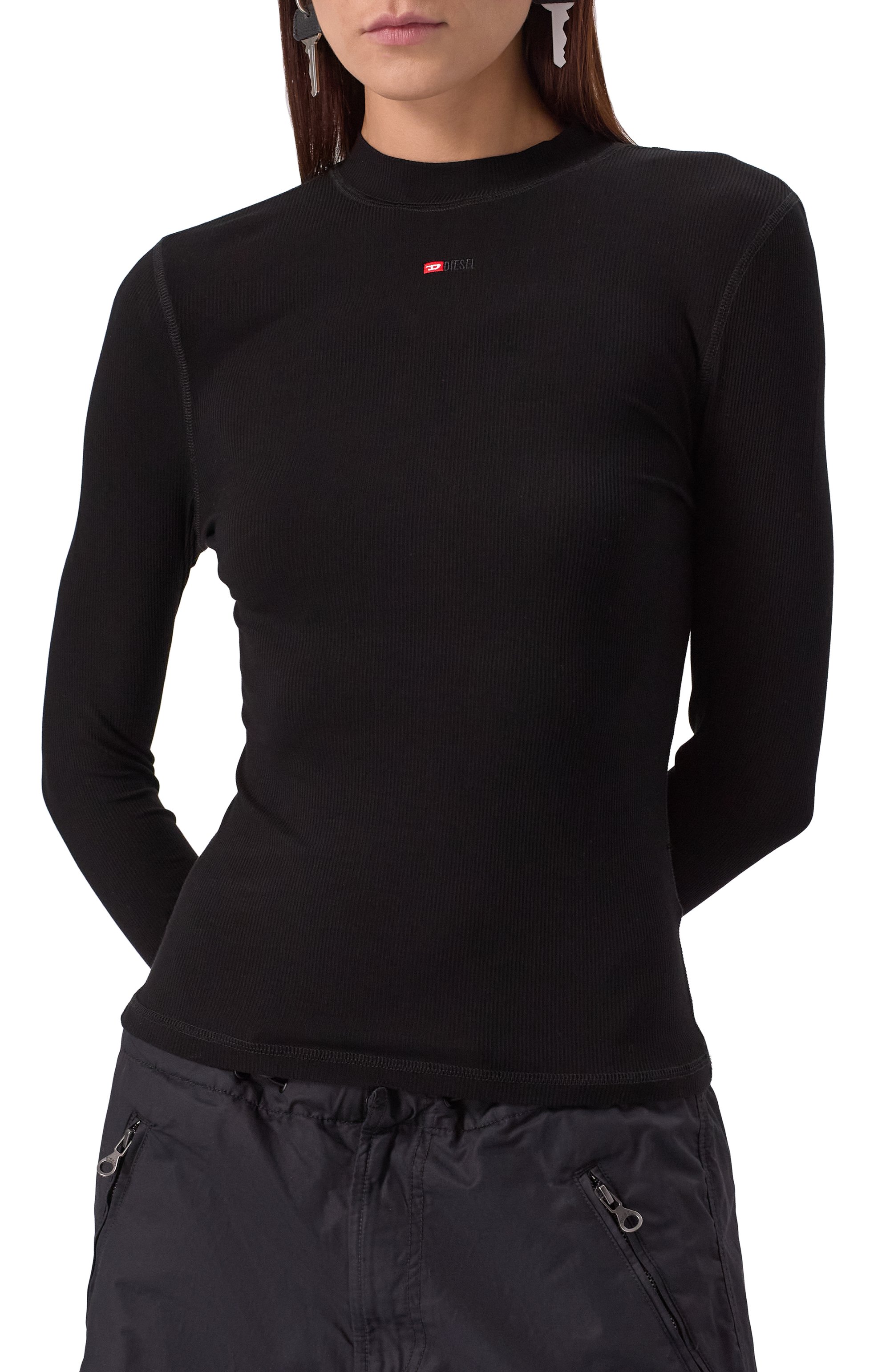 Пуловер из вискозы DIESEL, арт. A10399/0BLAN, фото 3