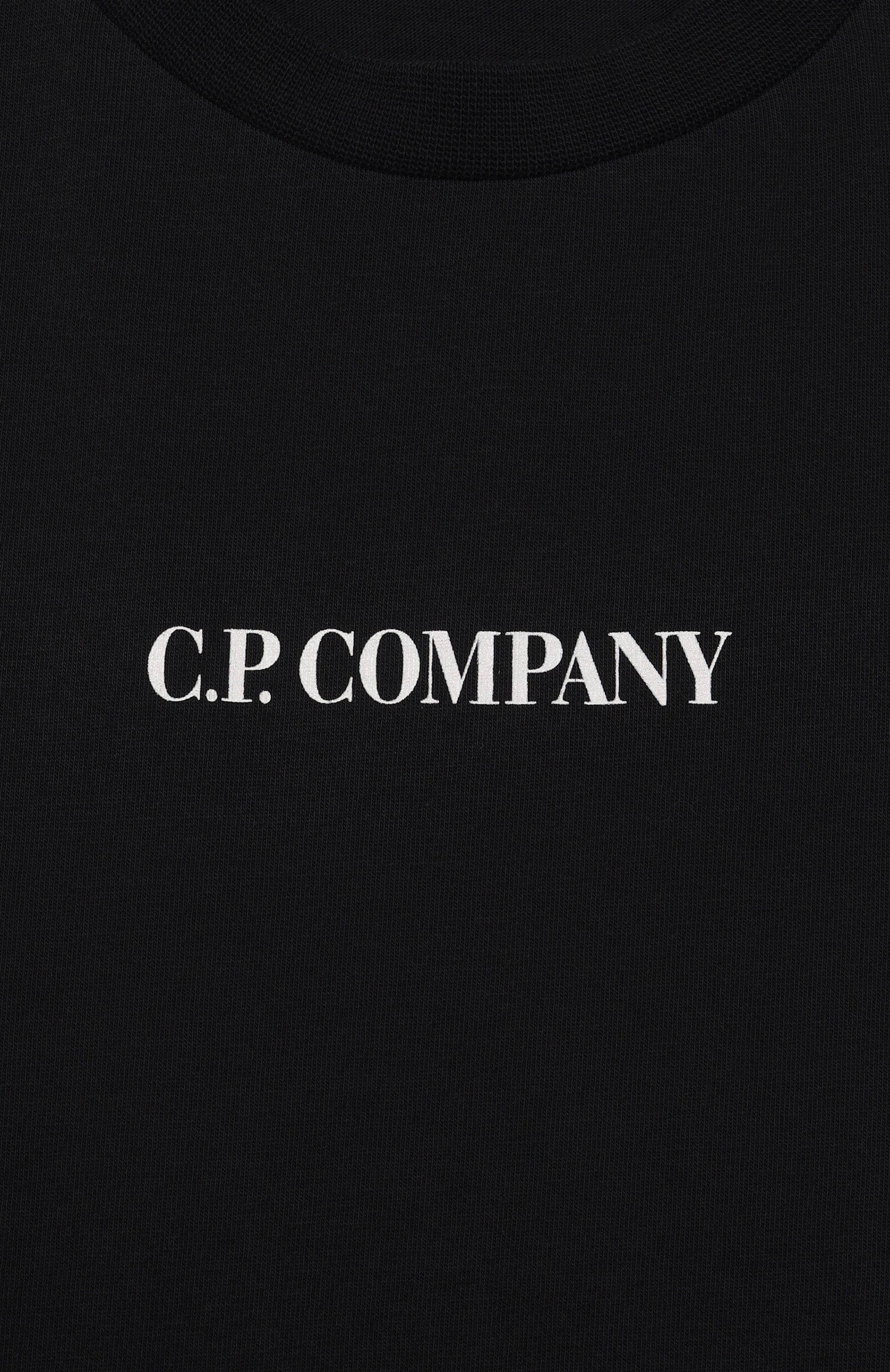 Хлопковая футболка C.P. COMPANY, арт. CRM00L/LAA17/10-14, фото 3