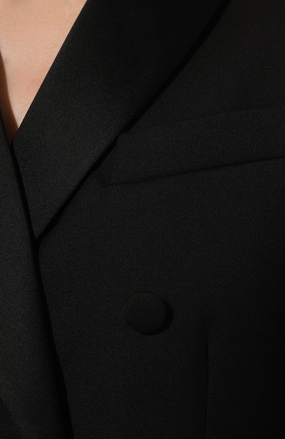 Шерстяной жакет P.A.R.O.S.H. черного цвета по цене 83950 руб., арт. D420067, фото 5 Шерстяной жакет P.A.R.O.S.H., арт. D420067, фото 5