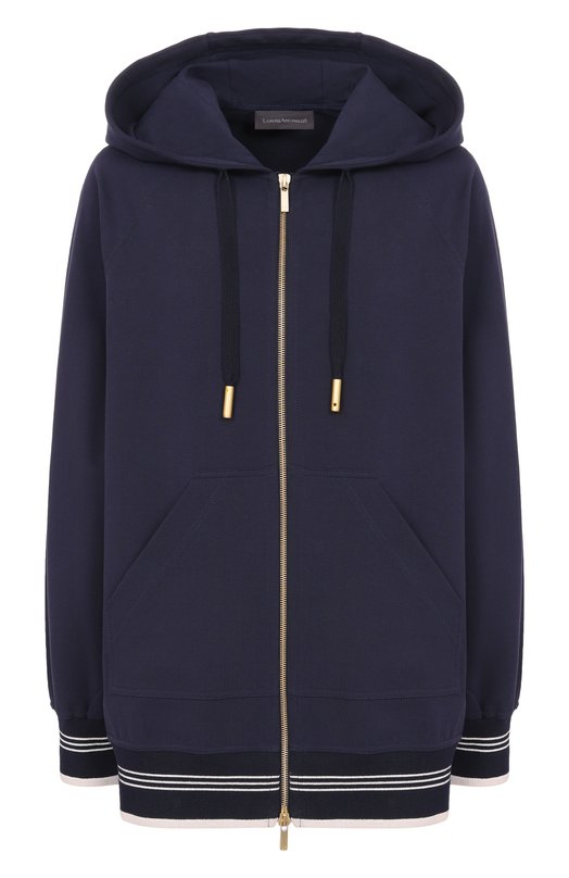 Хлопковая толстовка Lorena Antoniazzi FE07/9999 Синий FE07/9999