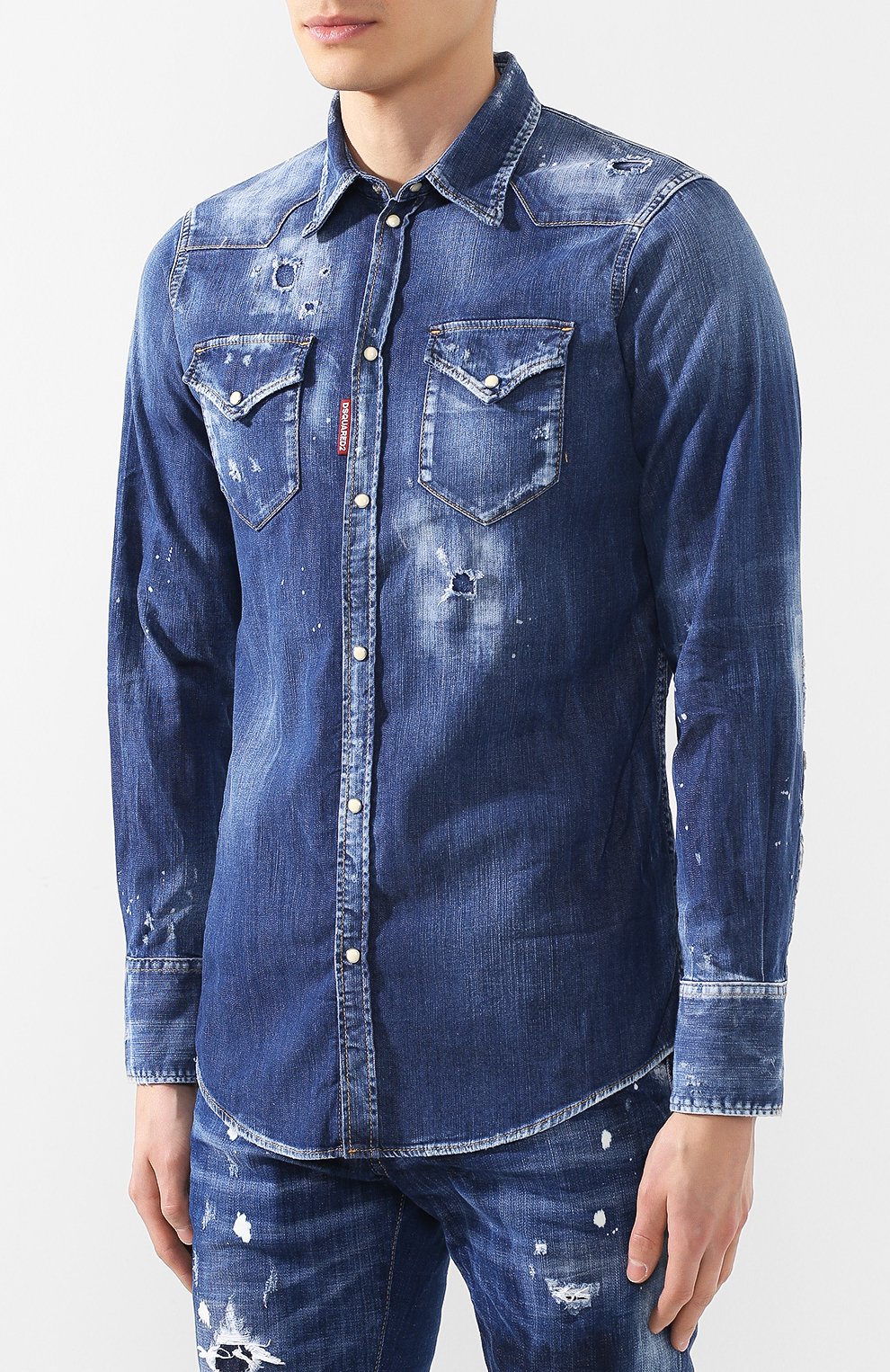 Джинсовая рубашка DSQUARED2, арт. S74DM0226/S30341, фото 3