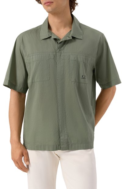 Хлопковая рубашка C.P. COMPANY, арт. 18CMSH247A110349G, фото 3