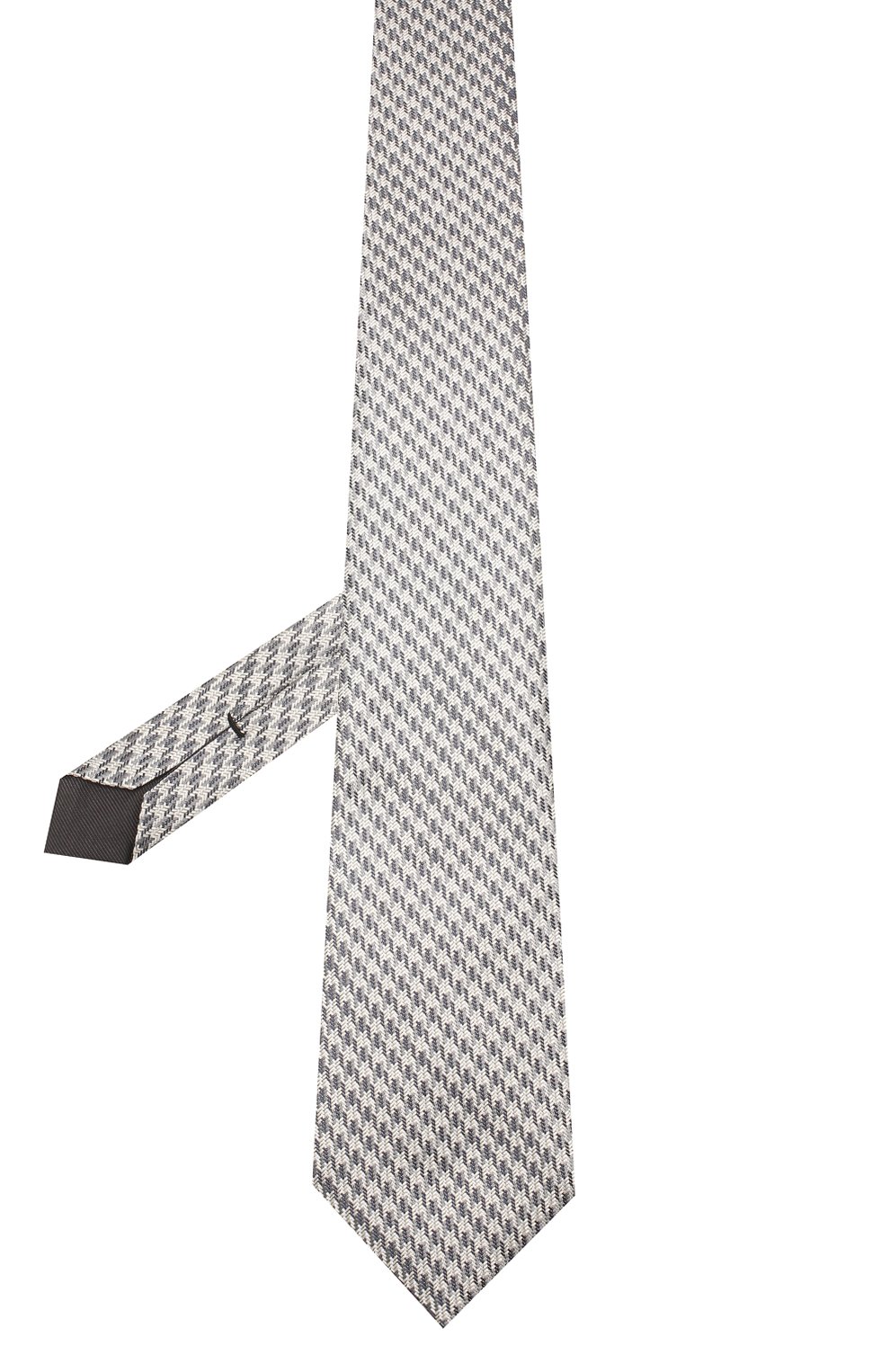 Шелковый галстук TOM FORD серого цвета по цене 24500 руб., арт. 7TF49/XT0, фото 2 Шелковый галстук TOM FORD, арт. 7TF49/XT0, фото 2