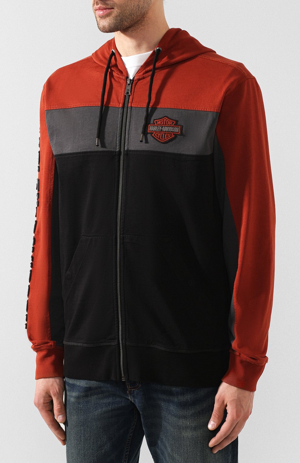 Хлопковая толстовка genuine motorclothes HARLEY-DAVIDSON, арт. 99084-20VM, фото 3