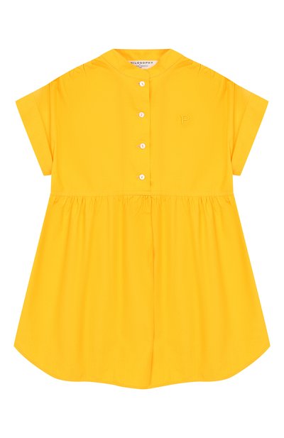 Хлопковое мини-платье PHILOSOPHY DI LORENZO SERAFINI KIDS, арт. PJAB15/CA235/TH003/L-XL, фото 1