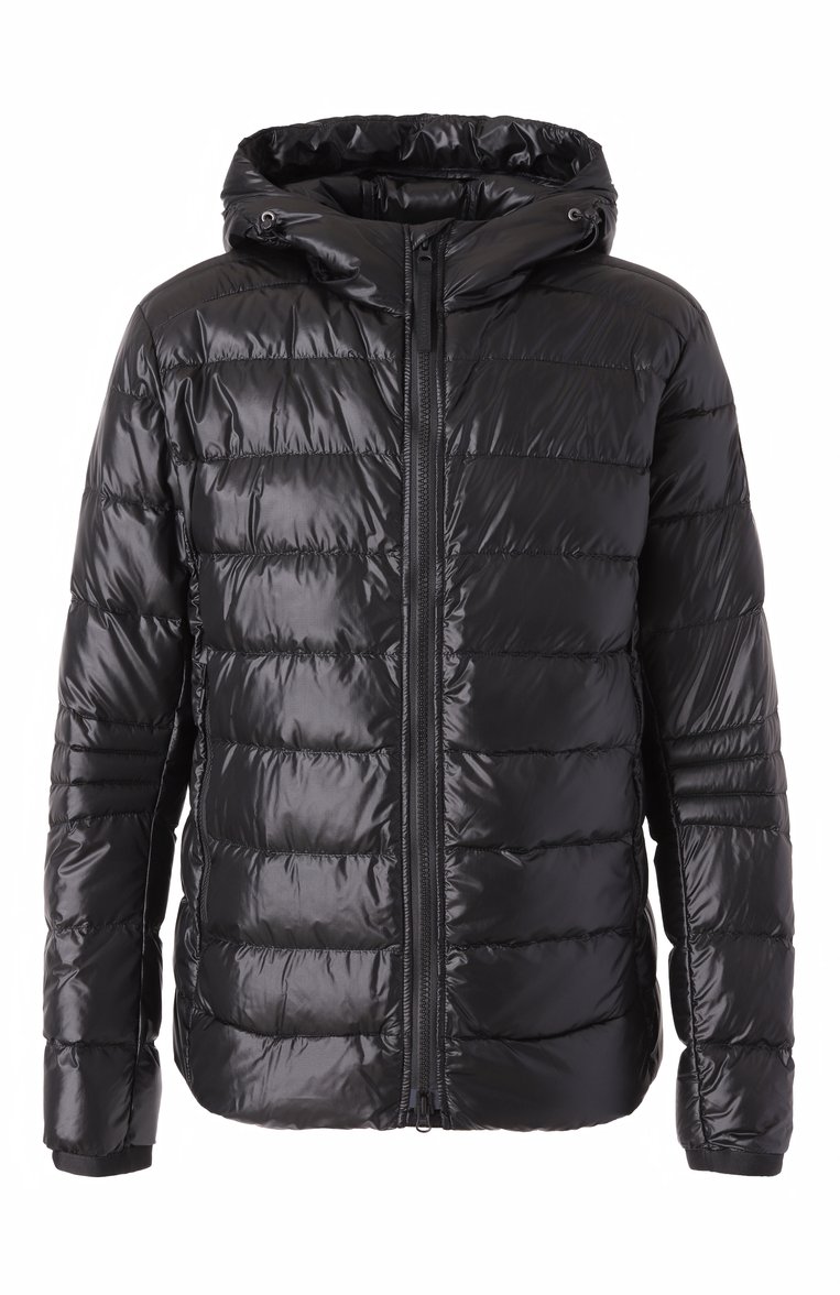 Мужская пуховая куртка crofton CANADA GOOSE черного цвета, арт. 2227MB | Фото 1 (Рукава: Длинные; Материал сплава: Проставлено; Длина (верхняя одежда): Короткие; Драгоценные камни: Проставлено; Материал подклада: Синтетический материал; Мужское Кросс-КТ: утепленные куртки; Стили: Кэжуэл; Кросс-КТ: Куртка, Утепленные; Материал внешний: Синтетический материал)