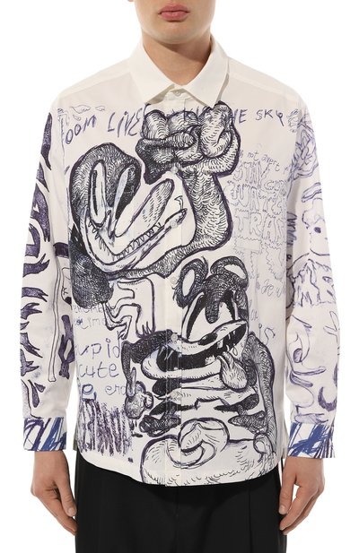 Хлопковая рубашка DOMREBEL, арт. MH0MER00M/L0NGSLEEVE SHIRT, фото 3