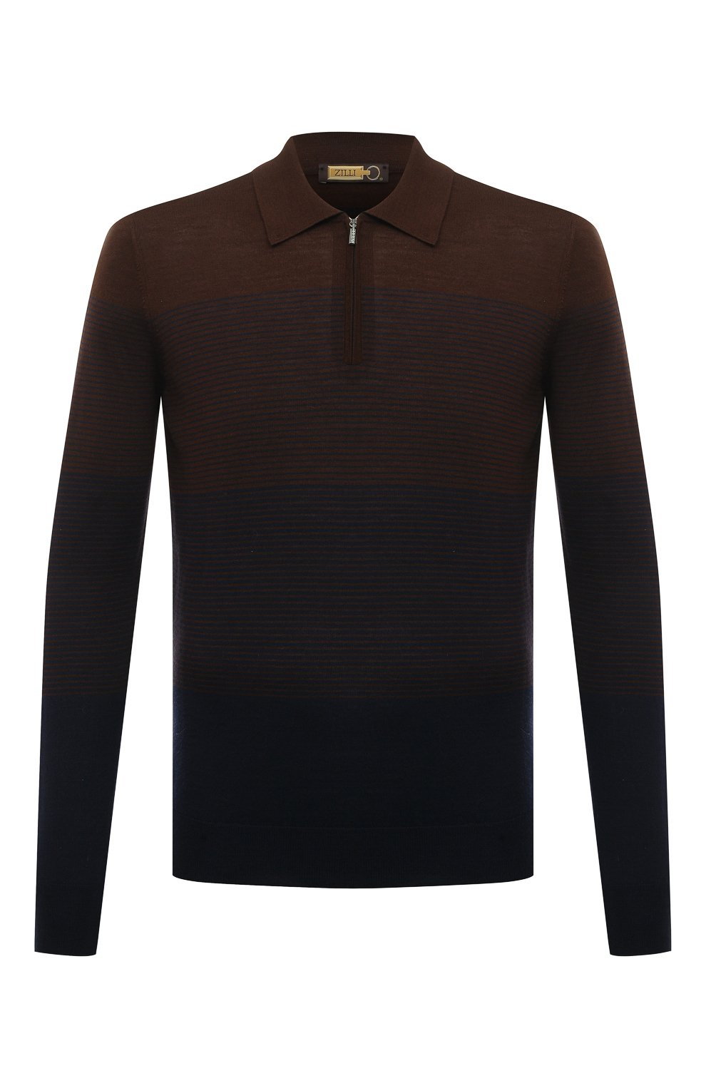 Поло из шерсти и шелка ZILLI, арт. KZP001M0230VZGS00, фото 1