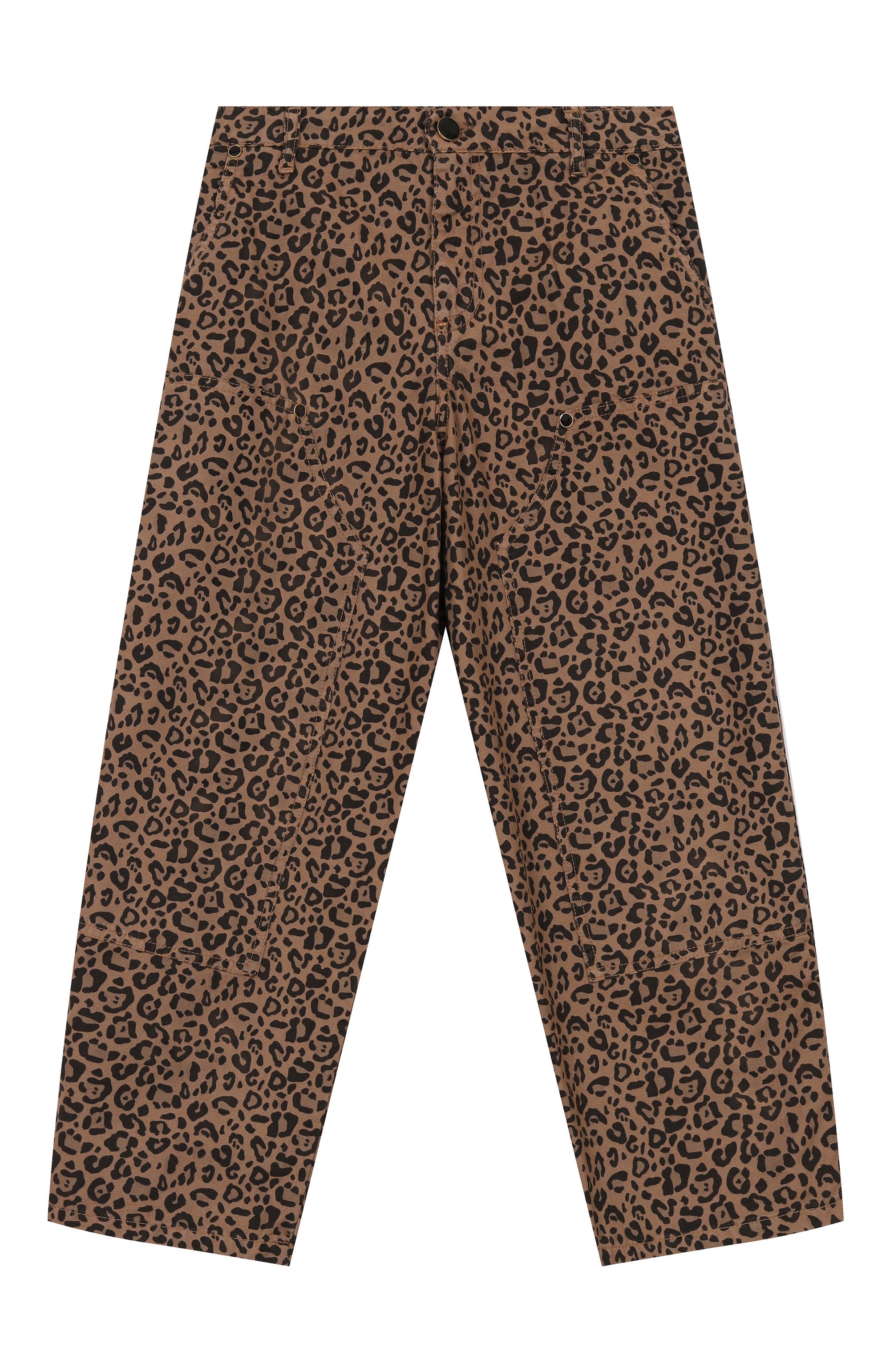 Джинсы MSGM KIDS леопардового цвета по цене 20900 руб., арт. F5MSJGPA130, фото 1 Джинсы MSGM KIDS, арт. F5MSJGPA130, фото 1