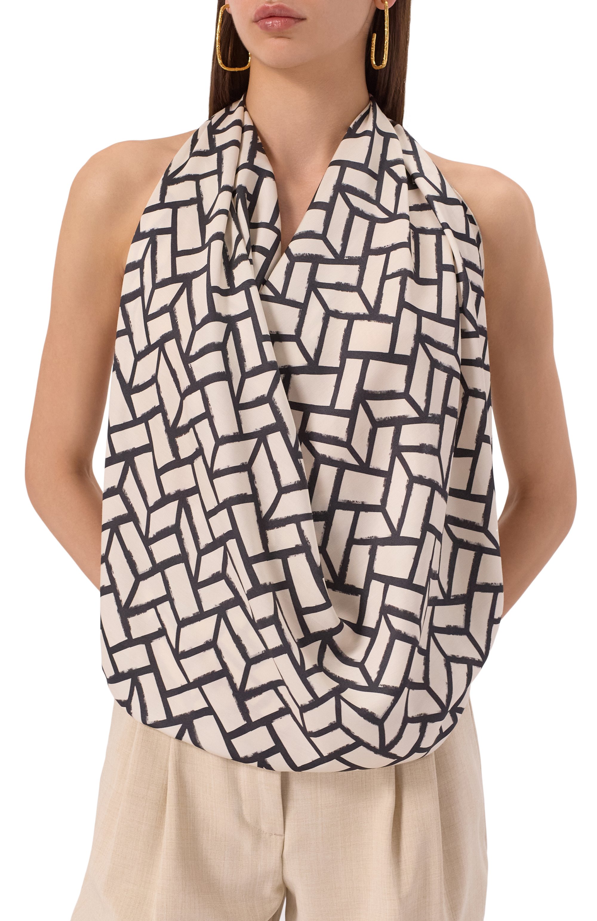 Платок из вискозы LORENA ANTONIAZZI, арт. P2504SP17A/4262, фото 3