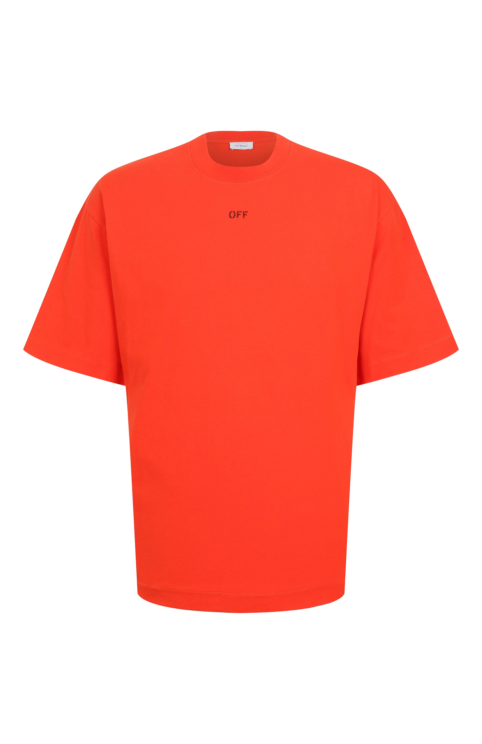 Хлопковая футболка OFF-WHITE, арт. 0MAA120S25JER00F, фото 1